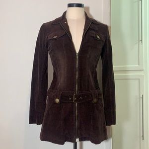 aziz Zipper Jacket Dress